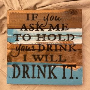 Square wood picture art - 12x12